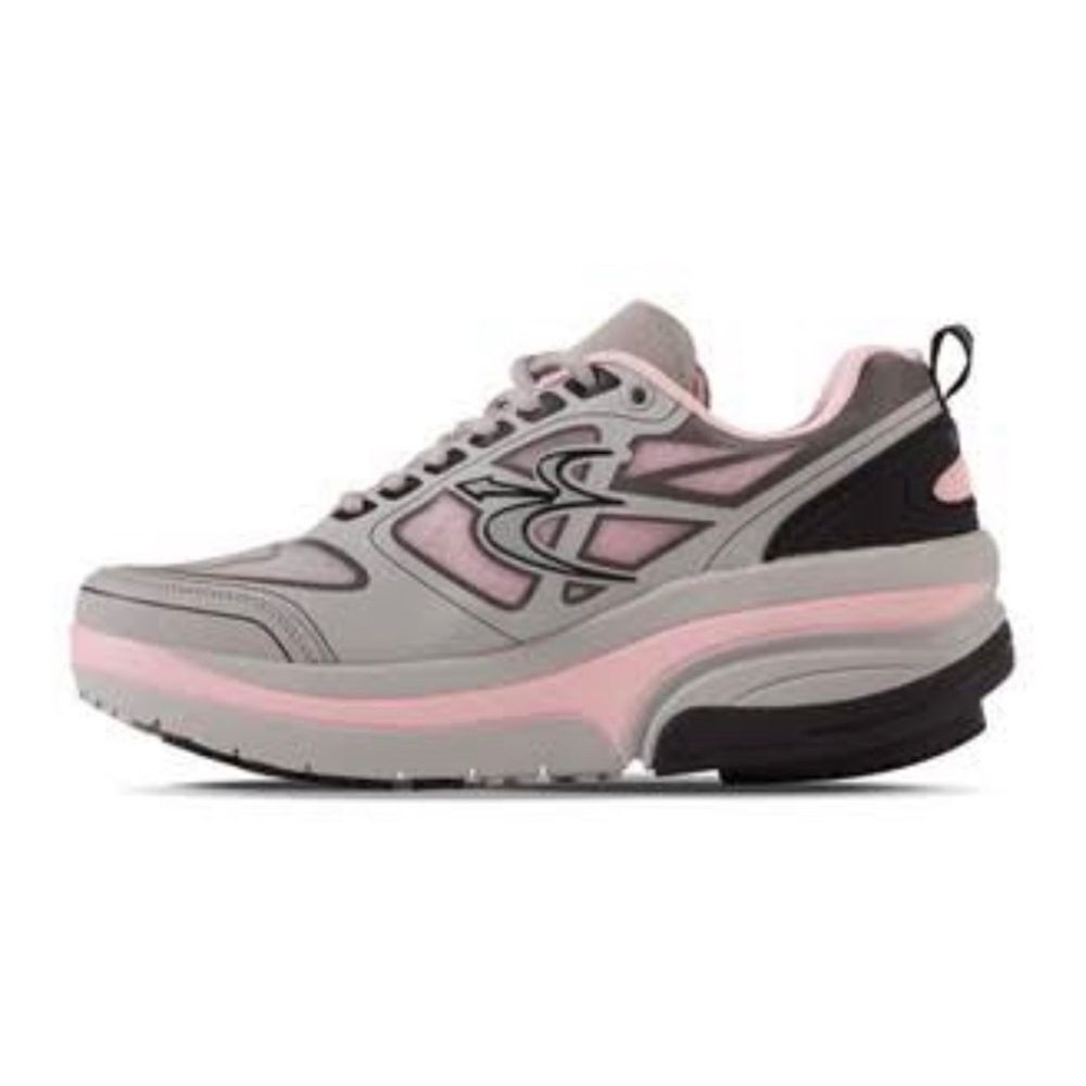 Gdefy Ion Women’s Athletic Shoes Grey and Pink Sneakers Size 10.5